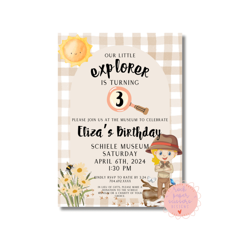 Little Explorer Birthday