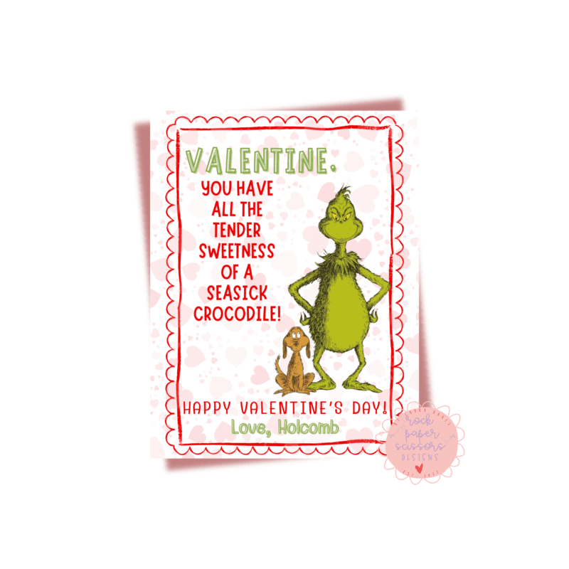 Seasick Crocodile Valentine